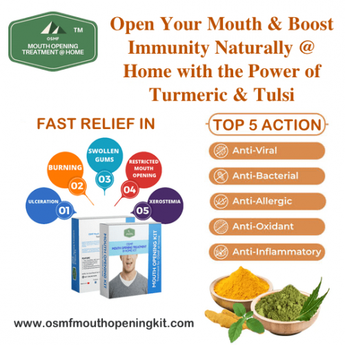 immunity booster and Open Your Mouth Naturally with the power of Turmeric and Tulsi During Lockdown